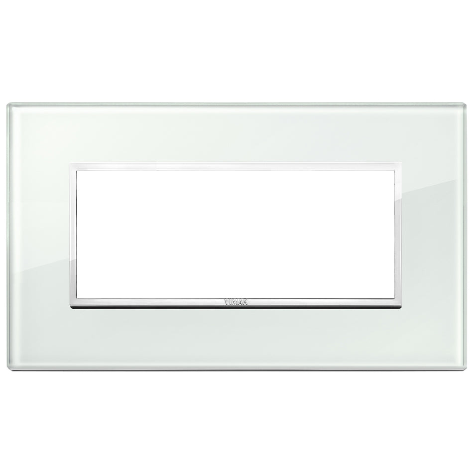 Vimar Eikon EVO 21649 5-Module Cover Plate, British Standard Mounting, 162.3 x 94.7 mm — Quality Boat Parts