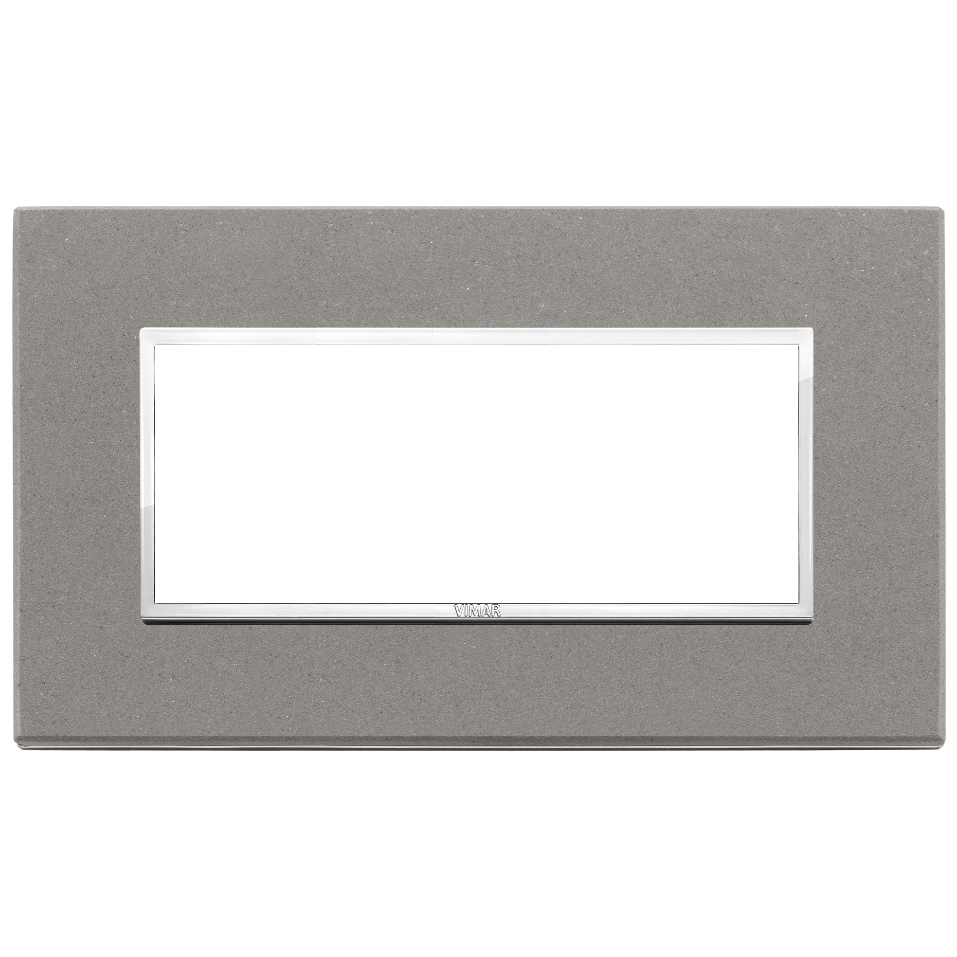 Vimar Eikon EVO 21649 5-Module Cover Plate, British Standard Mounting, 162.3 x 94.7 mm — Quality Boat Parts