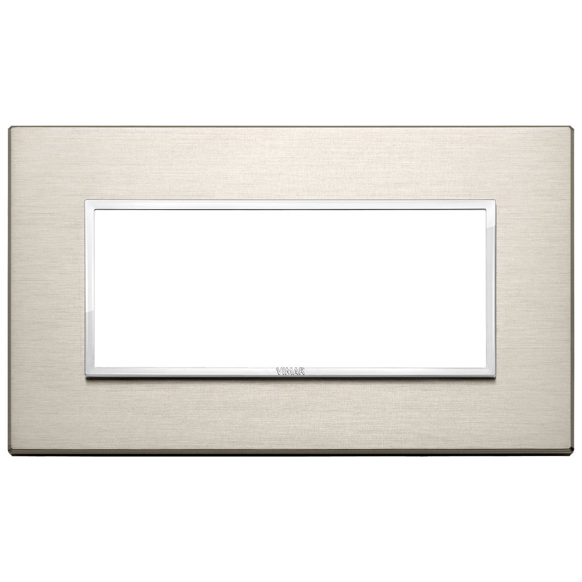 Vimar Eikon EVO 21649 5-Module Cover Plate, British Standard Mounting, 162.3 x 94.7 mm — Quality Boat Parts