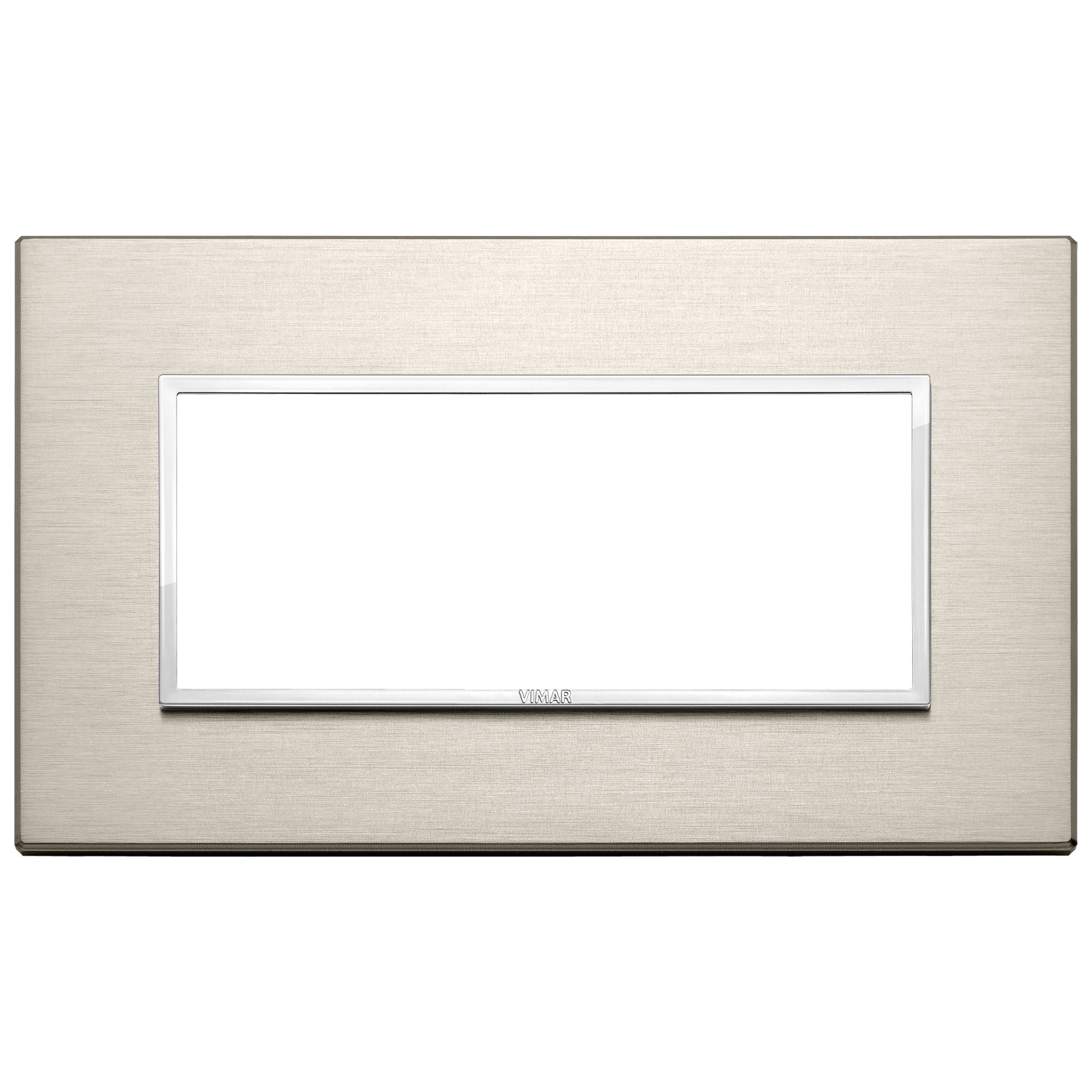Vimar Eikon EVO 21649 5-Module Cover Plate, British Standard Mounting, 162.3 x 94.7 mm — Quality Boat Parts