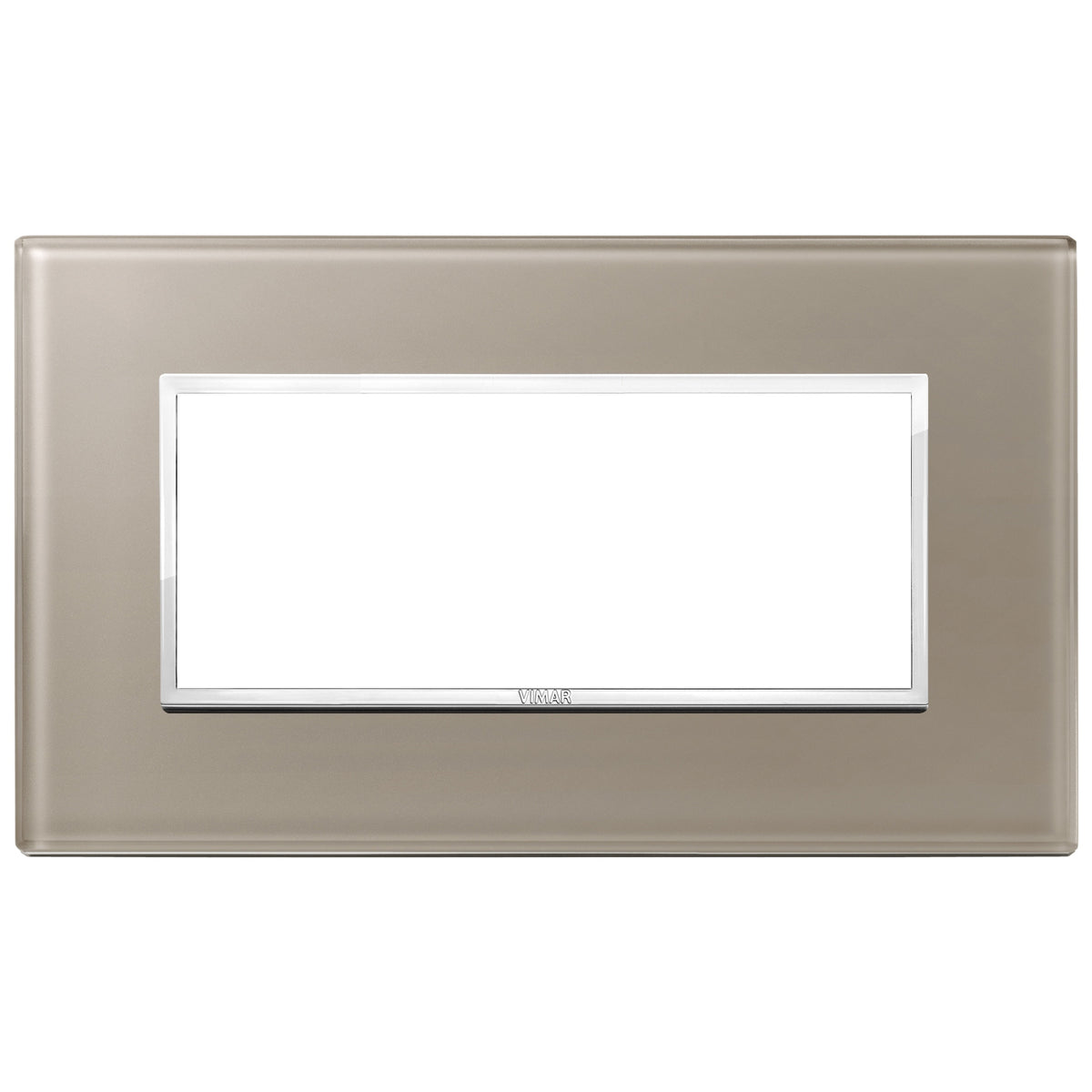 Vimar Eikon EVO 21649 5-Module Cover Plate, British Standard Mounting, 162.3 x 94.7 mm — Quality Boat Parts