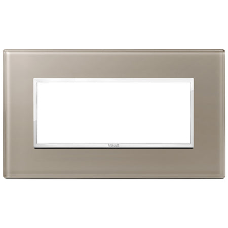 Vimar Eikon EVO 21649 5-Module Cover Plate, British Standard Mounting, 162.3 x 94.7 mm — Quality Boat Parts