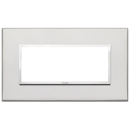 Vimar Eikon EVO 21649 5-Module Cover Plate, British Standard Mounting, 162.3 x 94.7 mm — Quality Boat Parts