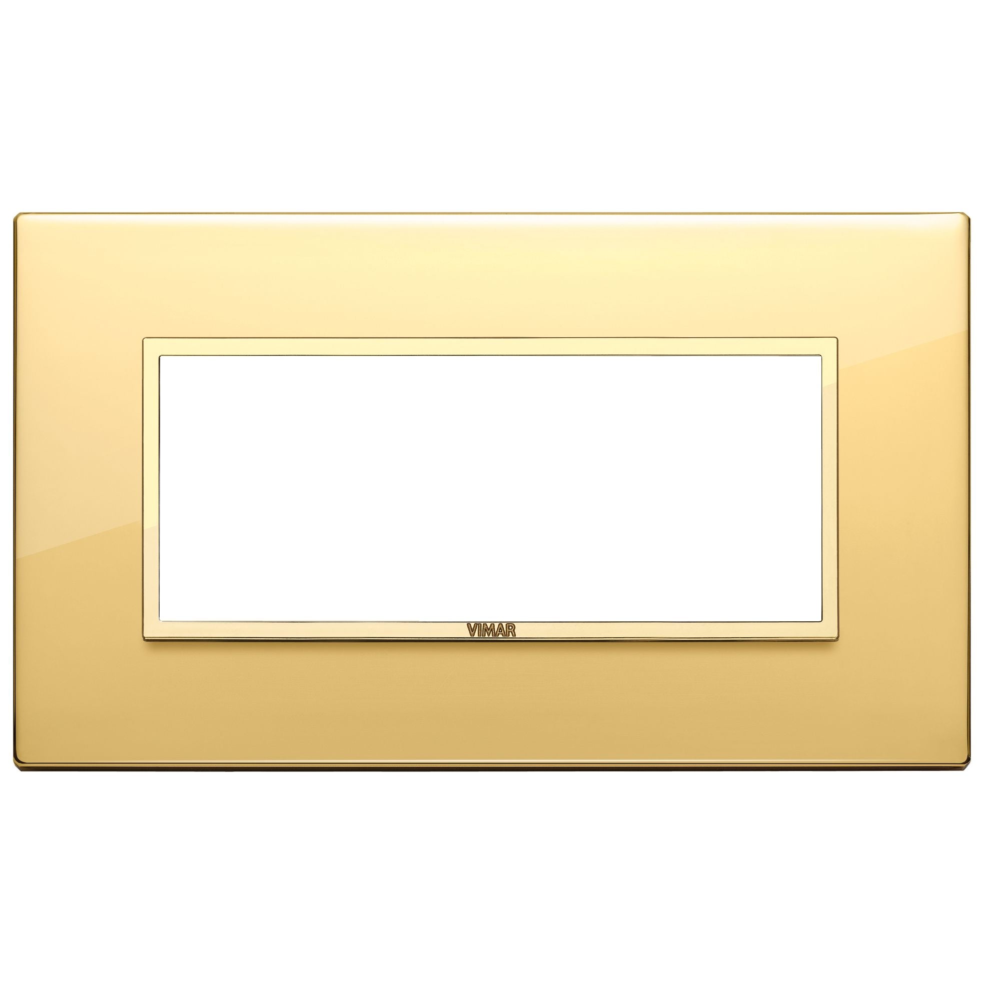 Vimar Eikon EVO 21649 5-Module Cover Plate, British Standard Mounting, 162.3 x 94.7 mm — Quality Boat Parts