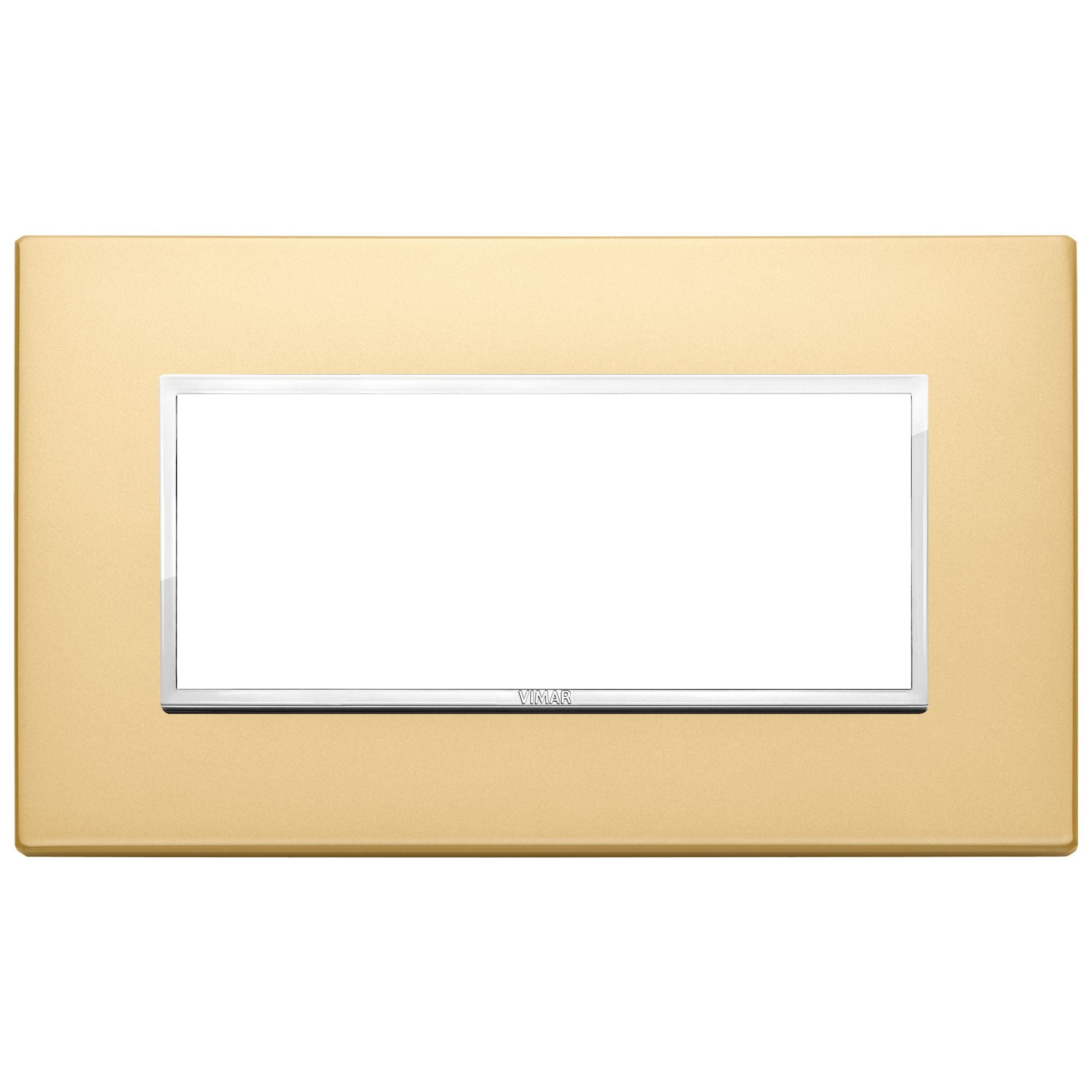 Vimar Eikon EVO 21649 5-Module Cover Plate, British Standard Mounting, 162.3 x 94.7 mm — Quality Boat Parts