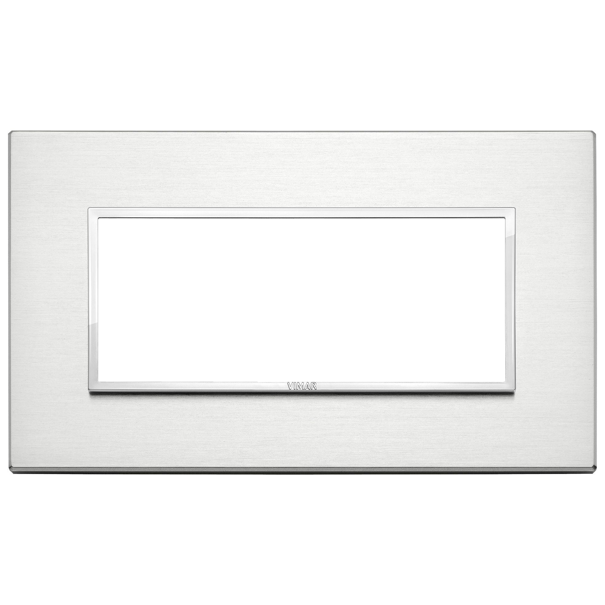 Vimar Eikon EVO 21649 5-Module Cover Plate, British Standard Mounting, 162.3 x 94.7 mm — Quality Boat Parts