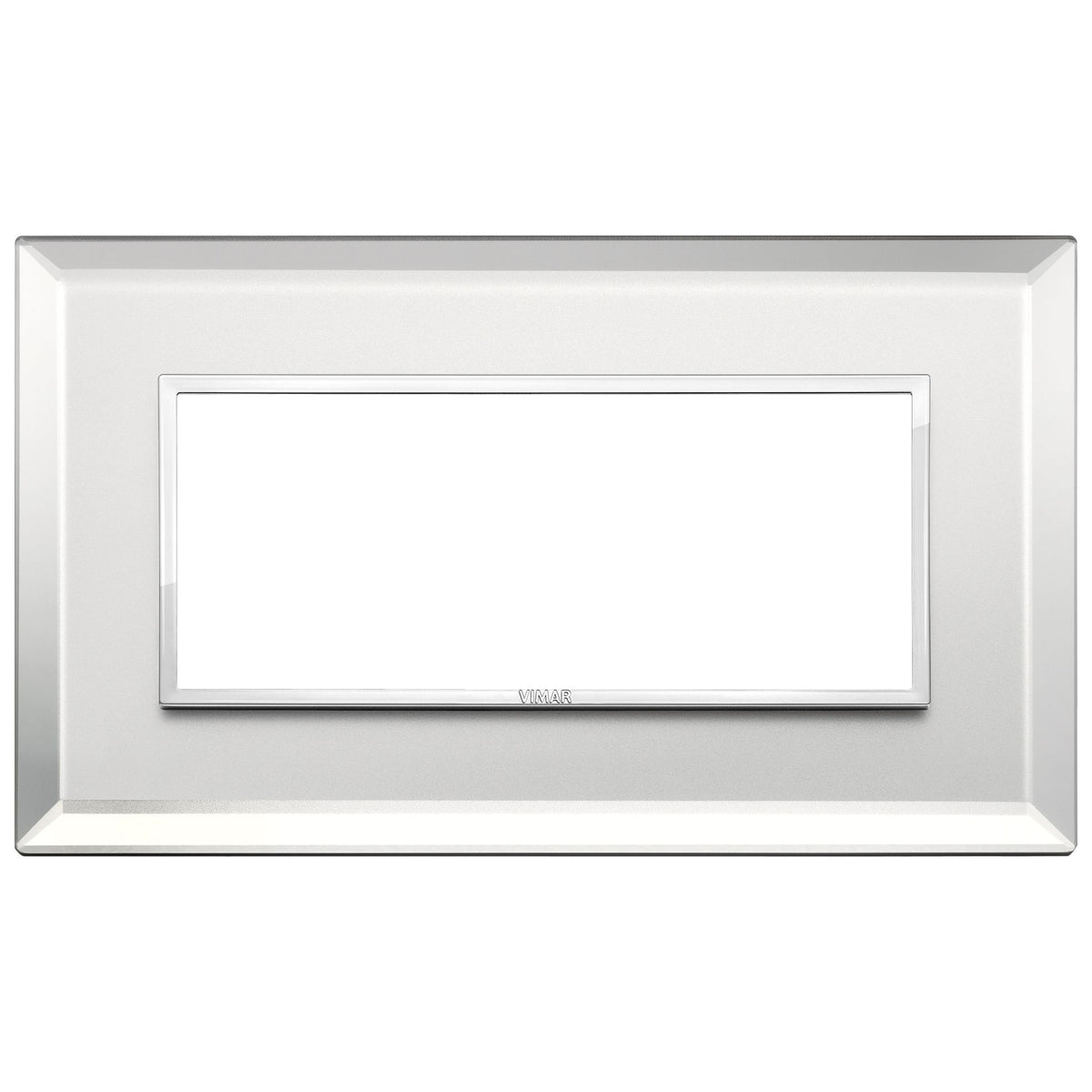 Vimar Eikon EVO 21649 5-Module Cover Plate, British Standard Mounting, 162.3 x 94.7 mm — Quality Boat Parts