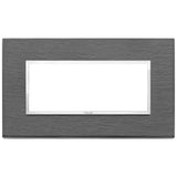 Vimar Eikon EVO 21649 5-Module Cover Plate, British Standard Mounting, 162.3 x 94.7 mm — Quality Boat Parts