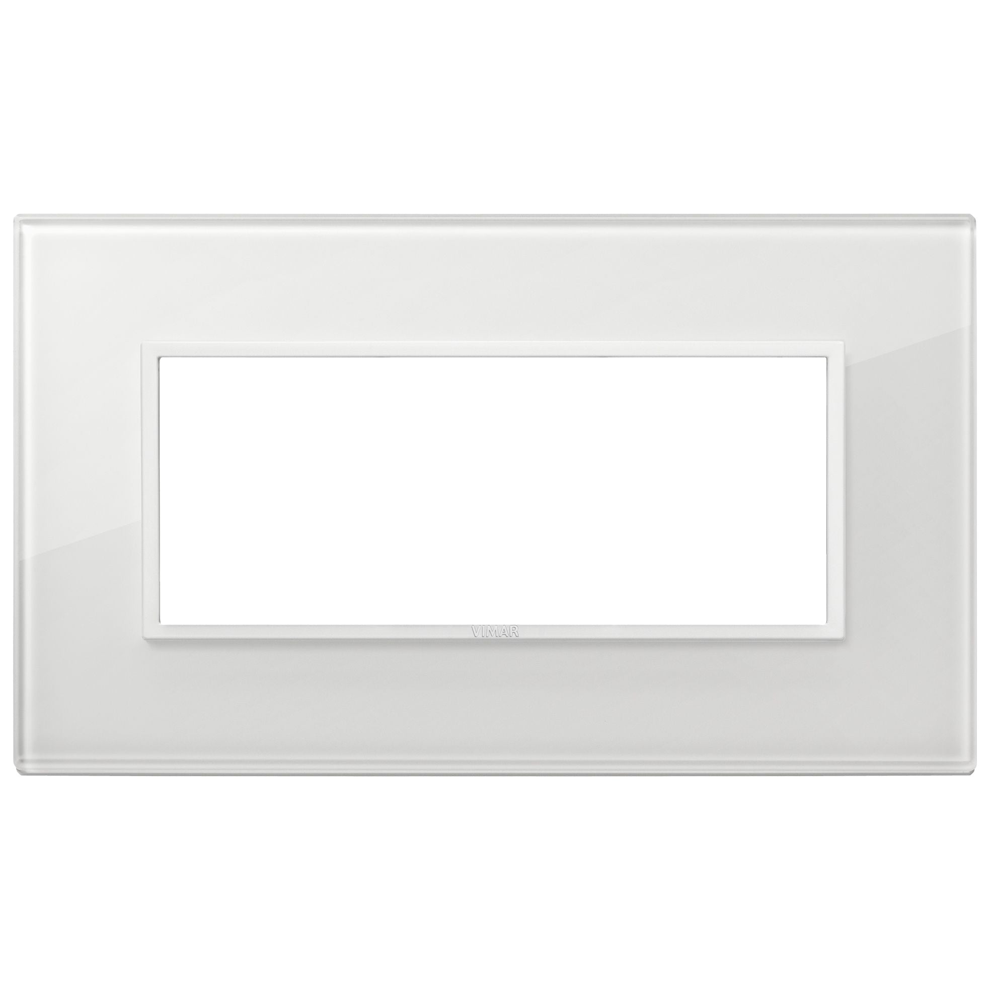Vimar Eikon EVO 21649 5-Module Cover Plate, British Standard Mounting, 162.3 x 94.7 mm — Quality Boat Parts