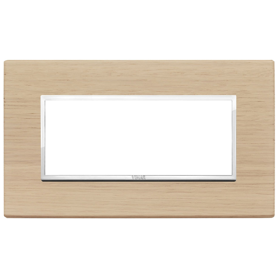 Vimar Eikon EVO 21649 5-Module Cover Plate, British Standard Mounting, 162.3 x 94.7 mm — Quality Boat Parts