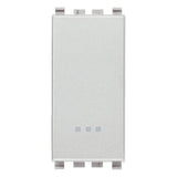 Vimar Eikon Reversing Switch, 1P 16AX 250V, IP40, Lightable, Replaceable Button — Quality Boat Parts