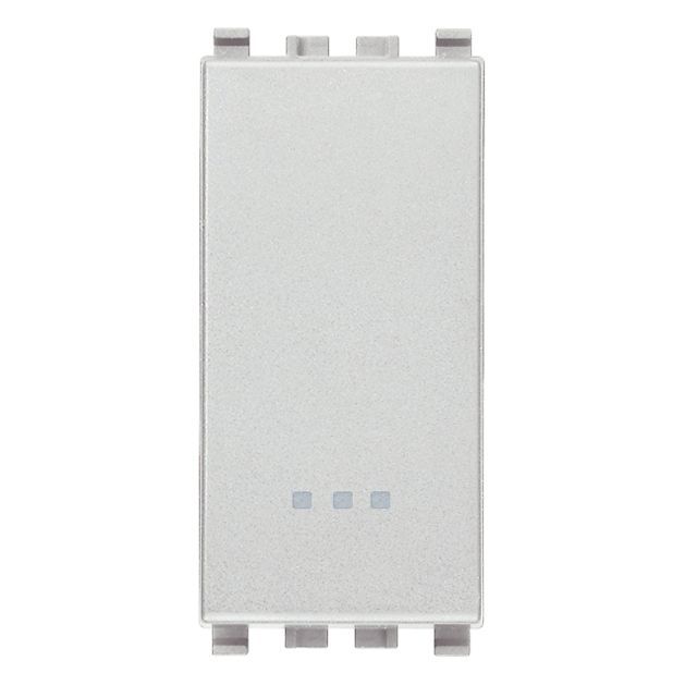 Vimar Eikon Reversing Switch, 1P 16AX 250V, IP40, Lightable, Replaceable Button — Quality Boat Parts