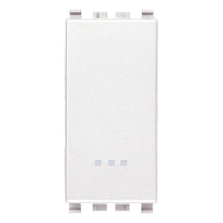Vimar Eikon Reversing Switch, 1P 16AX 250V, IP40, Lightable, Replaceable Button — Quality Boat Parts