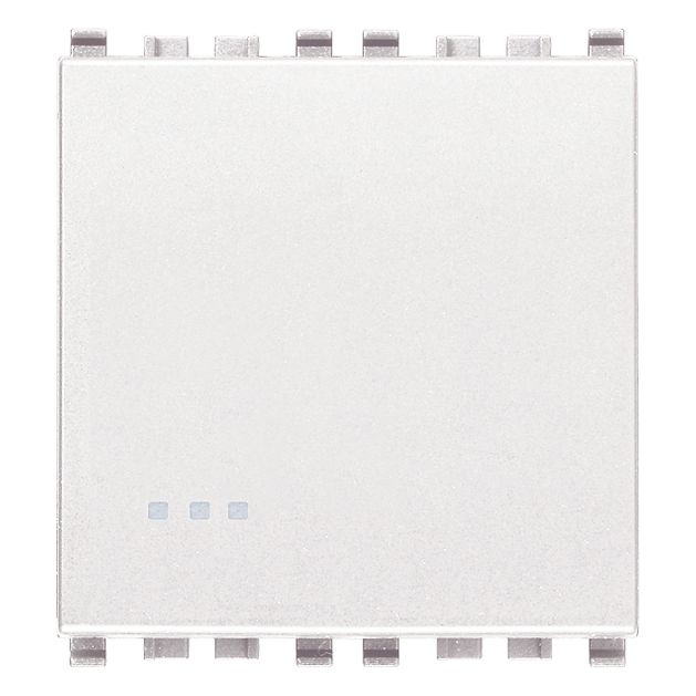 Vimar Eikon Reversing Switch, 1P 16AX 250V, IP40, Lightable, Replaceable Button — Quality Boat Parts