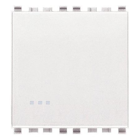 Vimar Eikon Reversing Switch, 1P 16AX 250V, IP40, Lightable, Replaceable Button — Quality Boat Parts