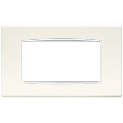 Vimar Eikon Classic 4-Module Cover Plate, For 21614 Mounting Frame, 142.3 x 84.8 x 8.9 mm, IP00, Clamp Mounting, Horizontal/Vertical Orientation — Quality Boat Parts