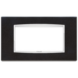 Vimar Eikon Classic 4-Module Cover Plate, For 21614 Mounting Frame, 142.3 x 84.8 x 8.9 mm, IP00, Clamp Mounting, Horizontal/Vertical Orientation — Quality Boat Parts