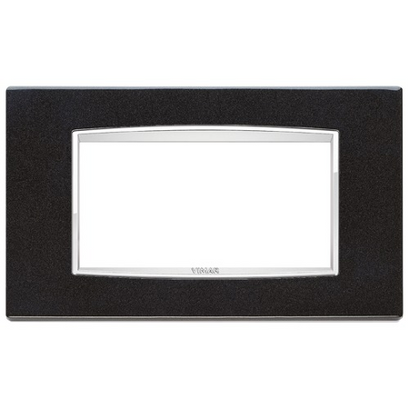 Vimar Eikon Classic 4-Module Cover Plate, For 21614 Mounting Frame, 142.3 x 84.8 x 8.9 mm, IP00, Clamp Mounting, Horizontal/Vertical Orientation — Quality Boat Parts