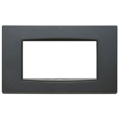 Vimar Eikon Classic 4-Module Cover Plate, For 21614 Mounting Frame, 142.3 x 84.8 x 8.9 mm, IP00, Clamp Mounting, Horizontal/Vertical Orientation — Quality Boat Parts