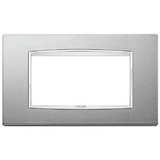 Vimar Eikon Classic 4-Module Cover Plate, For 21614 Mounting Frame, 142.3 x 84.8 x 8.9 mm, IP00, Clamp Mounting, Horizontal/Vertical Orientation — Quality Boat Parts
