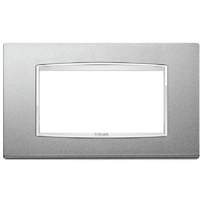 Vimar Eikon Classic 4-Module Cover Plate, For 21614 Mounting Frame, 142.3 x 84.8 x 8.9 mm, IP00, Clamp Mounting, Horizontal/Vertical Orientation — Quality Boat Parts