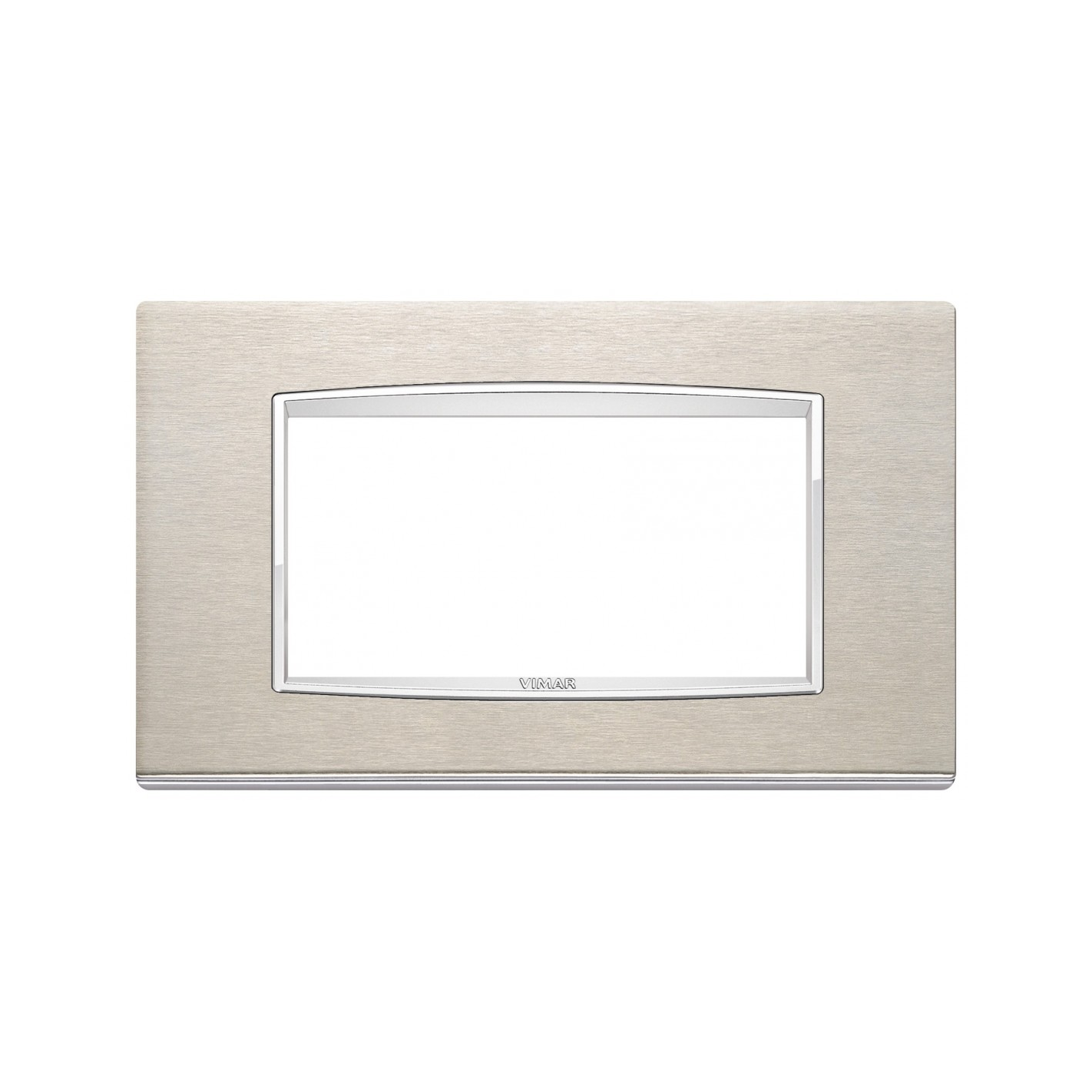 Vimar Eikon Classic 4-Module Cover Plate, For 21614 Mounting Frame, 142.3 x 84.8 x 8.9 mm, IP00, Clamp Mounting, Horizontal/Vertical Orientation — Quality Boat Parts