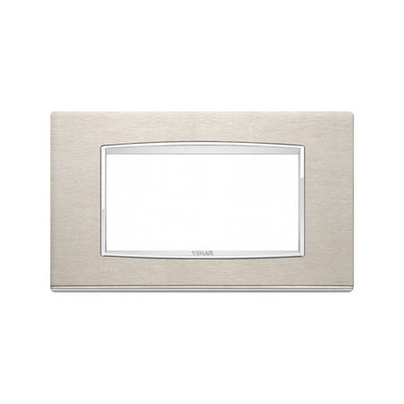 Vimar Eikon Classic 4-Module Cover Plate, For 21614 Mounting Frame, 142.3 x 84.8 x 8.9 mm, IP00, Clamp Mounting, Horizontal/Vertical Orientation — Quality Boat Parts