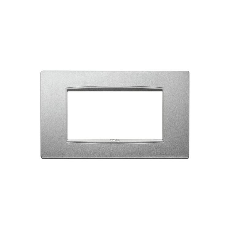 Vimar Eikon Classic 4-Module Cover Plate, For 21614 Mounting Frame, 142.3 x 84.8 x 8.9 mm, IP00, Clamp Mounting, Horizontal/Vertical Orientation — Quality Boat Parts