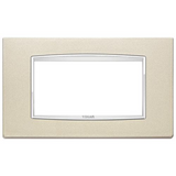 Vimar Eikon Classic 4-Module Cover Plate, For 21614 Mounting Frame, 142.3 x 84.8 x 8.9 mm, IP00, Clamp Mounting, Horizontal/Vertical Orientation — Quality Boat Parts