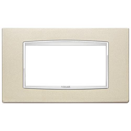 Vimar Eikon Classic 4-Module Cover Plate, For 21614 Mounting Frame, 142.3 x 84.8 x 8.9 mm, IP00, Clamp Mounting, Horizontal/Vertical Orientation — Quality Boat Parts