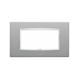 Vimar Eikon Classic 4-Module Cover Plate, For 21614 Mounting Frame, 142.3 x 84.8 x 8.9 mm, IP00, Clamp Mounting, Horizontal/Vertical Orientation — Quality Boat Parts
