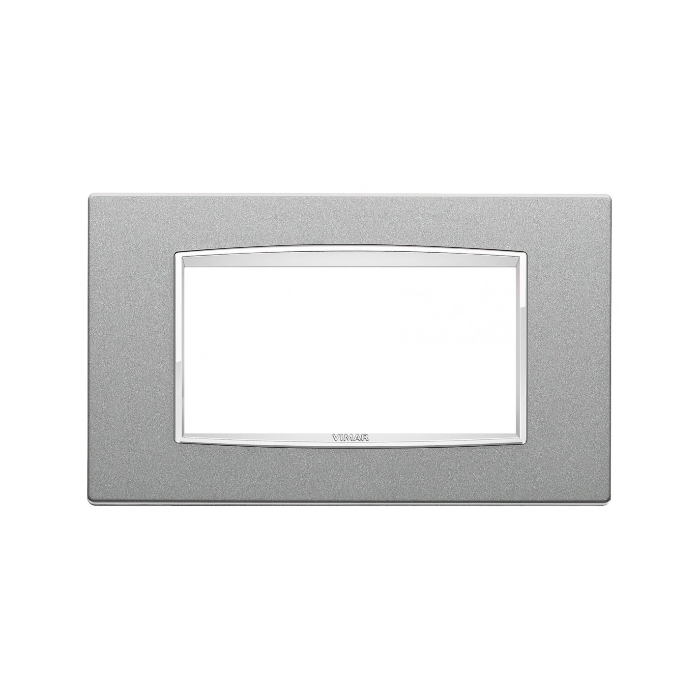 Vimar Eikon Classic 4-Module Cover Plate, For 21614 Mounting Frame, 142.3 x 84.8 x 8.9 mm, IP00, Clamp Mounting, Horizontal/Vertical Orientation — Quality Boat Parts