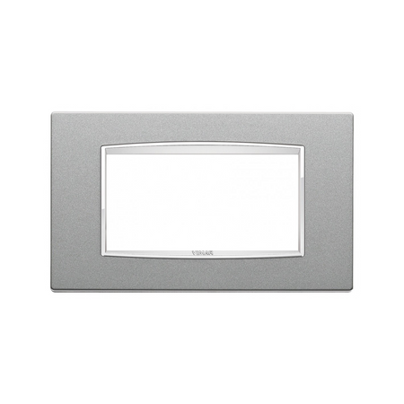 Vimar Eikon Classic 4-Module Cover Plate, For 21614 Mounting Frame, 142.3 x 84.8 x 8.9 mm, IP00, Clamp Mounting, Horizontal/Vertical Orientation — Quality Boat Parts