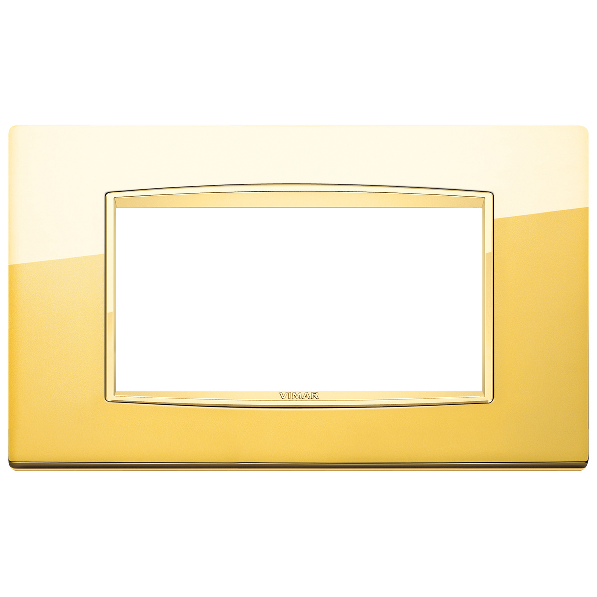 Vimar Eikon Classic 4-Module Cover Plate, For 21614 Mounting Frame, 142.3 x 84.8 x 8.9 mm, IP00, Clamp Mounting, Horizontal/Vertical Orientation — Quality Boat Parts