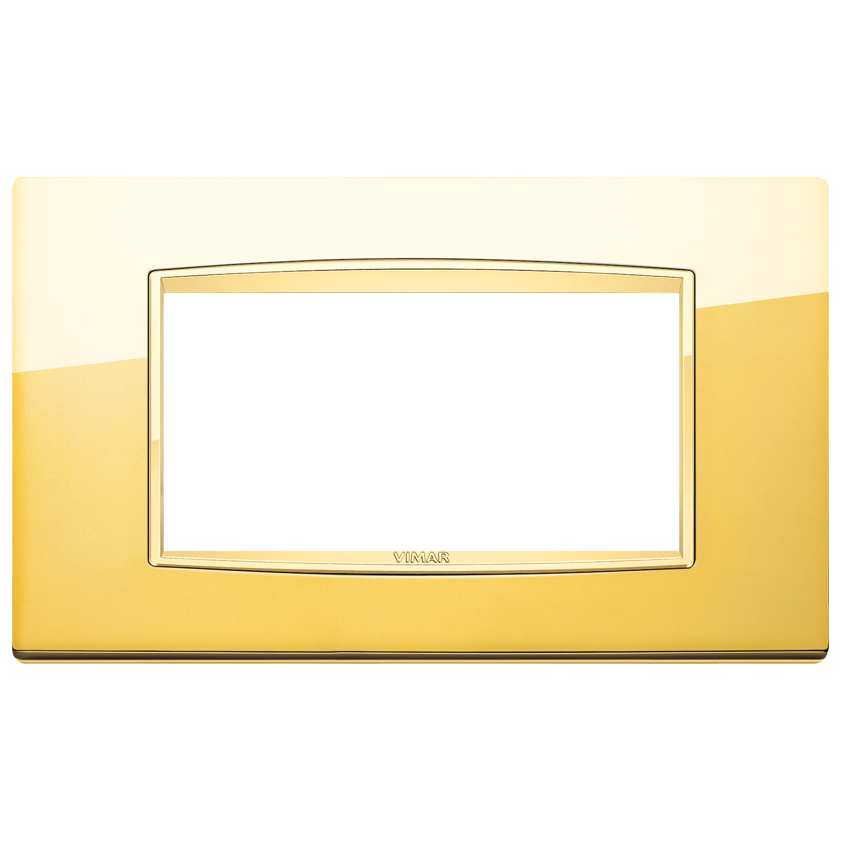 Vimar Eikon Classic 4-Module Cover Plate, For 21614 Mounting Frame, 142.3 x 84.8 x 8.9 mm, IP00, Clamp Mounting, Horizontal/Vertical Orientation — Quality Boat Parts