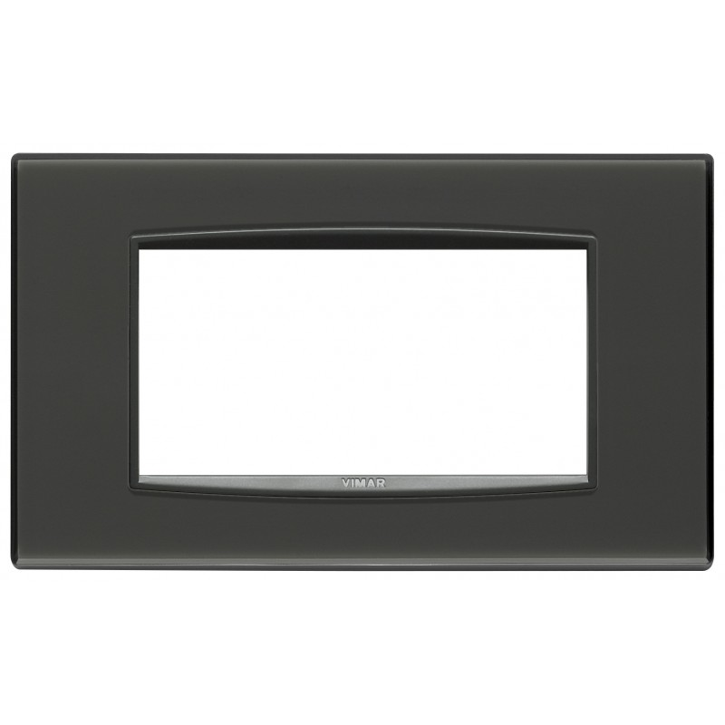 Vimar Eikon Classic 4-Module Cover Plate, For 21614 Mounting Frame, 142.3 x 84.8 x 8.9 mm, IP00, Clamp Mounting, Horizontal/Vertical Orientation — Quality Boat Parts