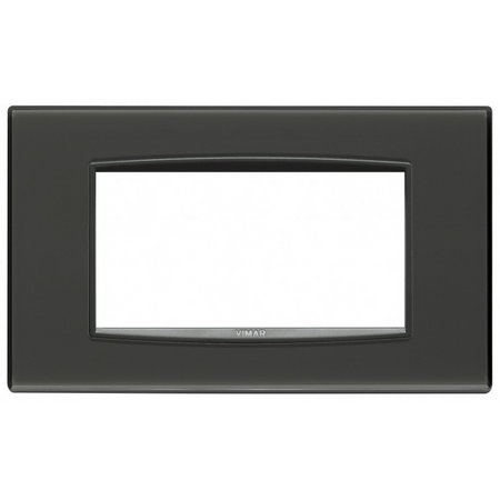 Vimar Eikon Classic 4-Module Cover Plate, For 21614 Mounting Frame, 142.3 x 84.8 x 8.9 mm, IP00, Clamp Mounting, Horizontal/Vertical Orientation — Quality Boat Parts
