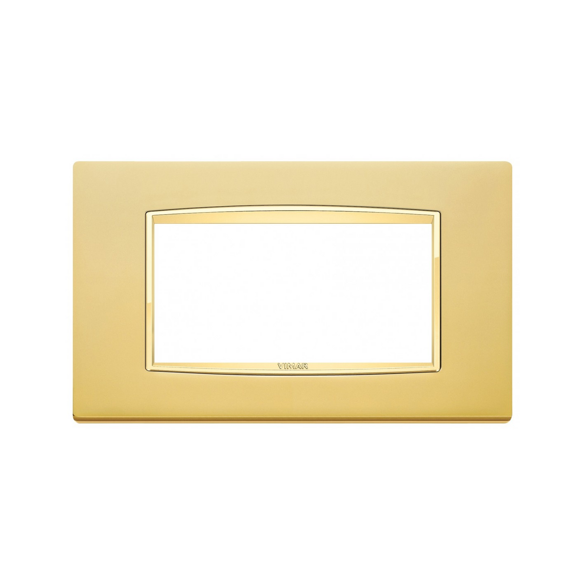 Vimar Eikon Classic 4-Module Cover Plate, For 21614 Mounting Frame, 142.3 x 84.8 x 8.9 mm, IP00, Clamp Mounting, Horizontal/Vertical Orientation — Quality Boat Parts