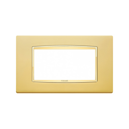 Vimar Eikon Classic 4-Module Cover Plate, For 21614 Mounting Frame, 142.3 x 84.8 x 8.9 mm, IP00, Clamp Mounting, Horizontal/Vertical Orientation — Quality Boat Parts
