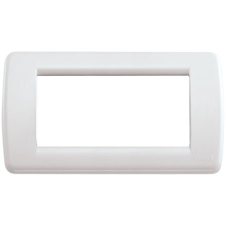 Vimar IDEA Rondò 4-Module Cover Plate, Clamp Mounting, Horizontal and Vertical Mounting — Quality Boat Parts