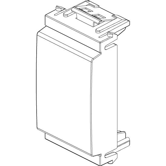 Vimar Idea Blank Module, Smooth Front, 1 Module, Thermoplastic, Halogen-Free — Quality Boat Parts
