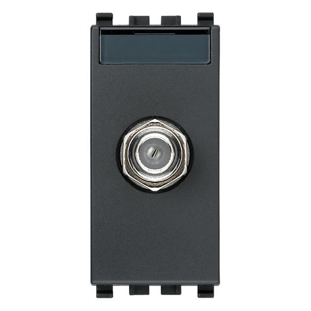 Vimar Eikon F-Type Female Coaxial Socket Outlet, 2400 MHz, End Socket — Quality Boat Parts