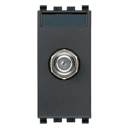 Vimar Eikon F-Type Female Coaxial Socket Outlet, 2400 MHz, End Socket — Quality Boat Parts