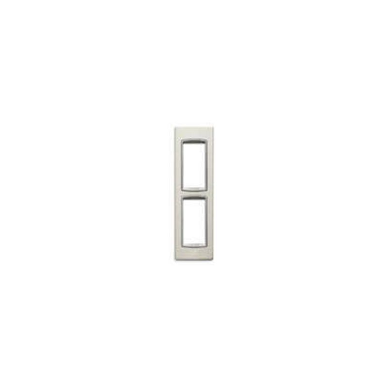 Vimar Eikon Classic Cover Plate, Panel Mount, 2-Module, Die-Cast Metal — Quality Boat Parts