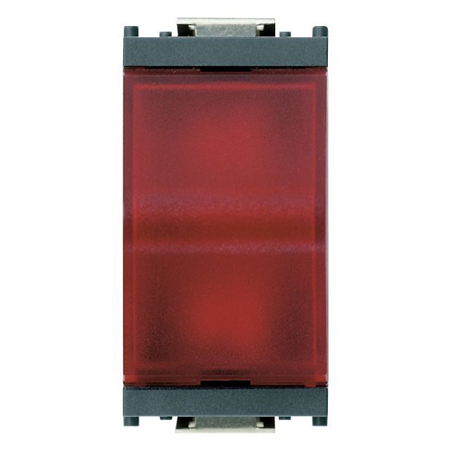 Vimar Idea Prismatic Indicator Unit, For 6.3x28 mm or 7x31 mm Lamps, IP40, 250V, Flush Mount — Quality Boat Parts