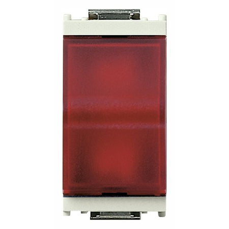 Vimar Idea Prismatic Indicator Unit, For 6.3x28 mm or 7x31 mm Lamps, IP40, 250V, Flush Mount — Quality Boat Parts