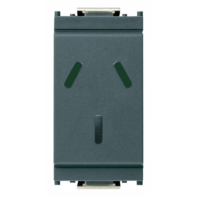 Vimar Idea SICURY Argentinian Socket Outlet, 2P+E, 10A, 250V, IP20 — Quality Boat Parts