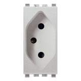 Vimar Eikon Brazilian SICURY Socket Outlet, 2P+E, 10A, 250V, IP20 — Quality Boat Parts