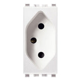 Vimar Eikon Brazilian SICURY Socket Outlet, 2P+E, 10A, 250V, IP20 — Quality Boat Parts