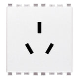 Vimar Eikon Chinese SICURY Socket Outlet, 2P+E 10A 250V, 2-Module — Quality Boat Parts
